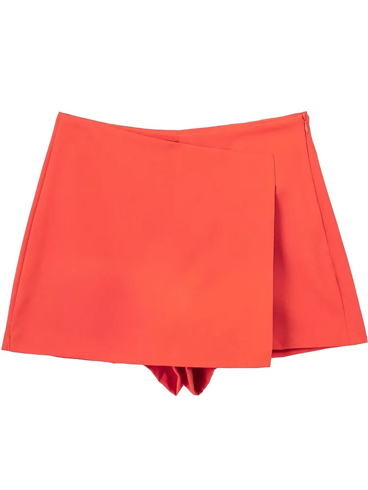 High Waist Skort
