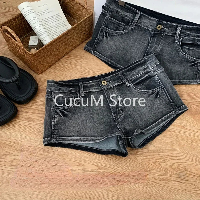 Low Rise Jean Shorts