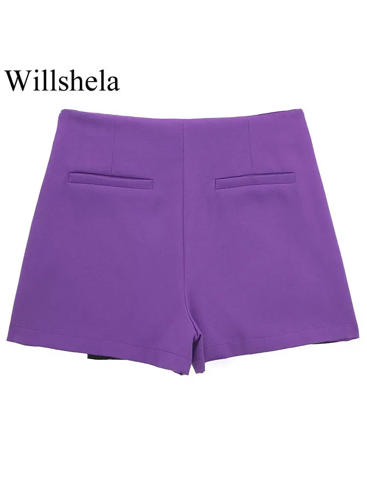 High Waist Skort