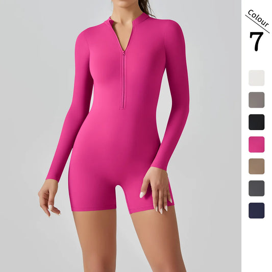 Zipper Tracksuit Set