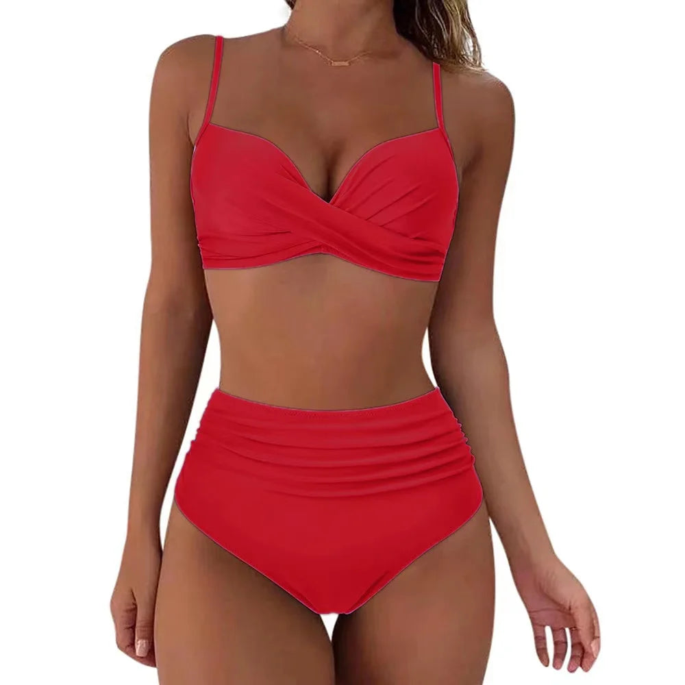 Vintage High Waist Bikini