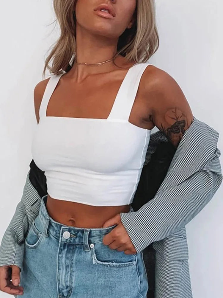 Basic T Shirt Cami Tank Top