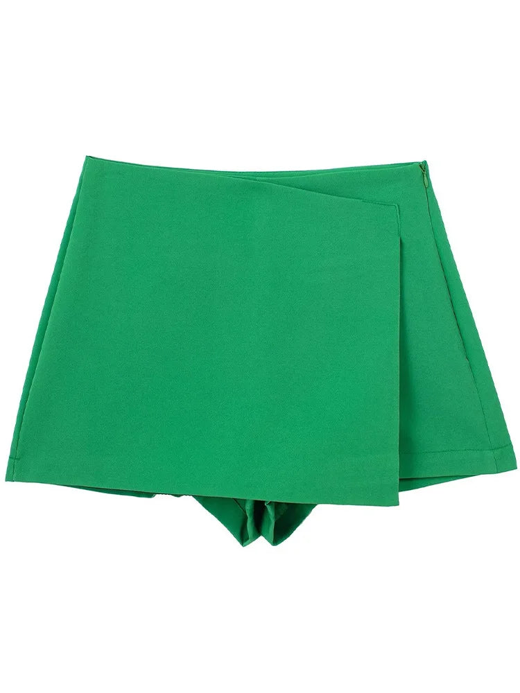 High Waist Skort