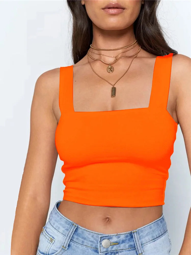 Basic T Shirt Cami Tank Top