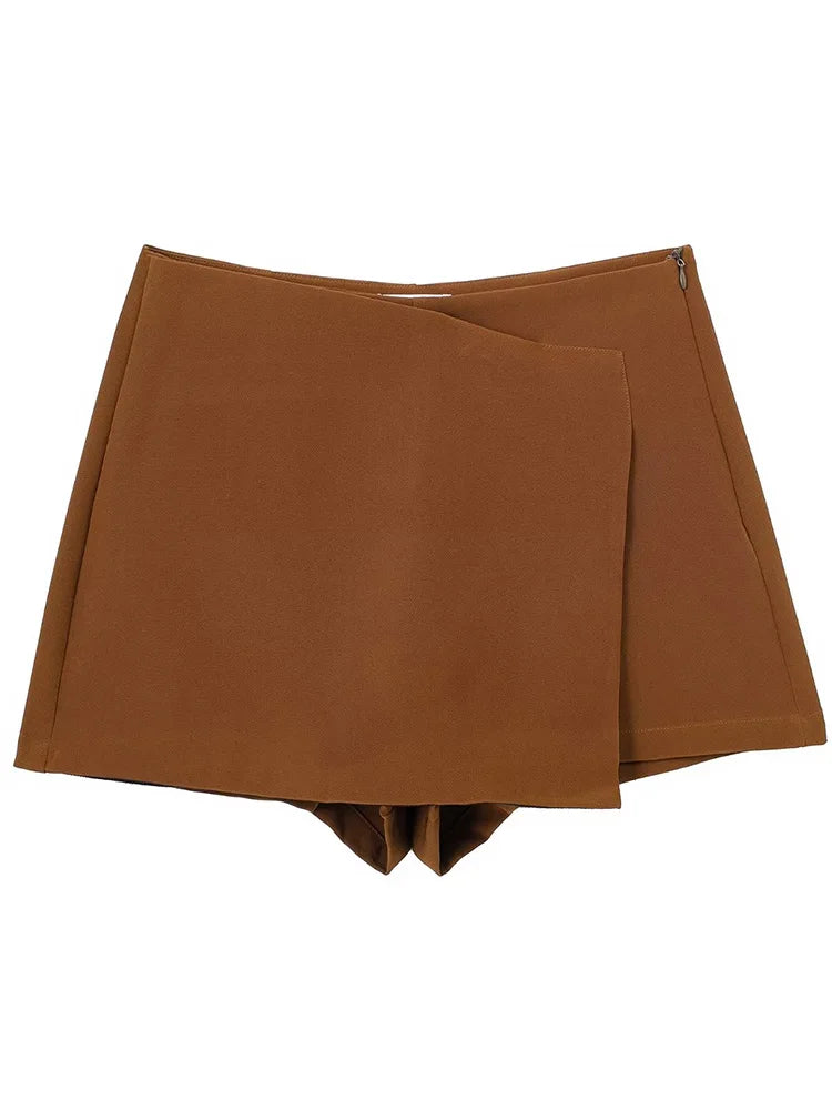 High Waist Skort