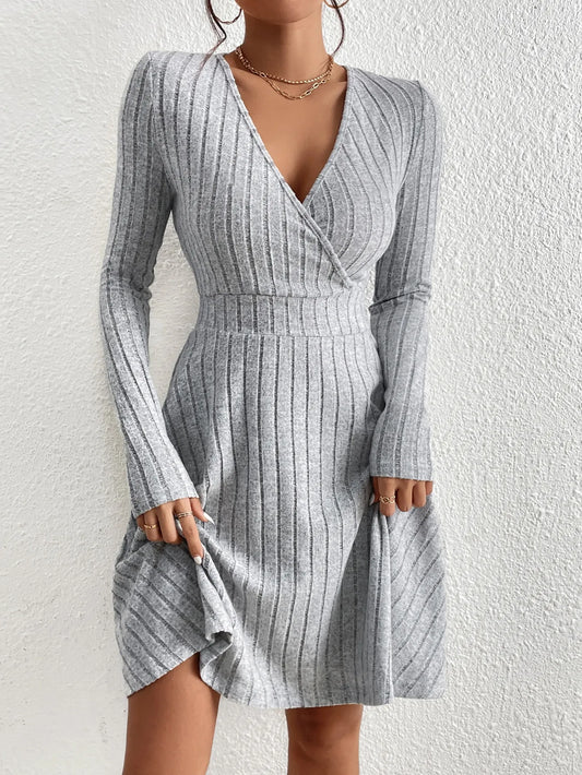 Casual Midi Sweater Dress