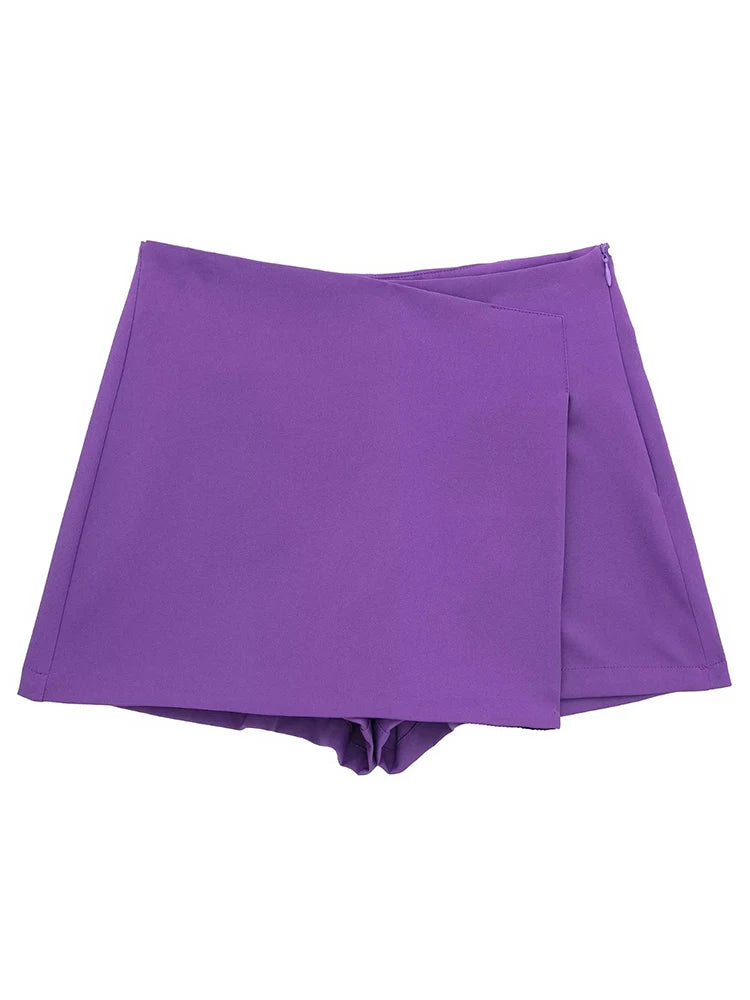 High Waist Skort