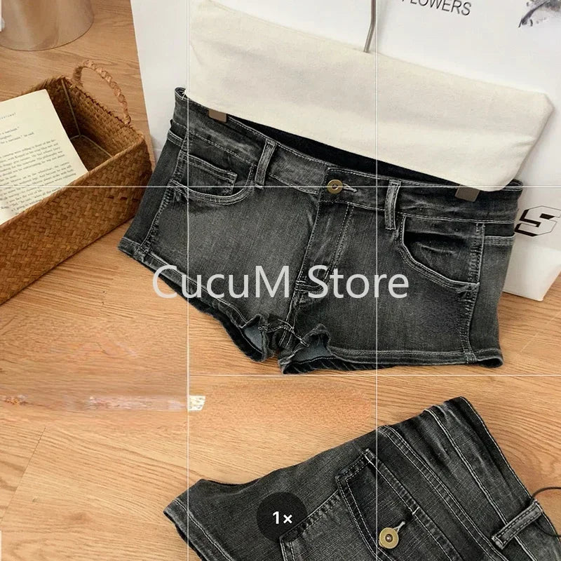 Low Rise Jean Shorts