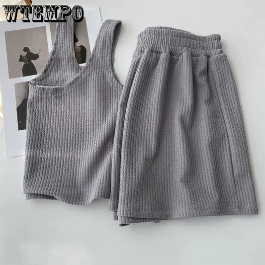 Casual Top and Shorts Set
