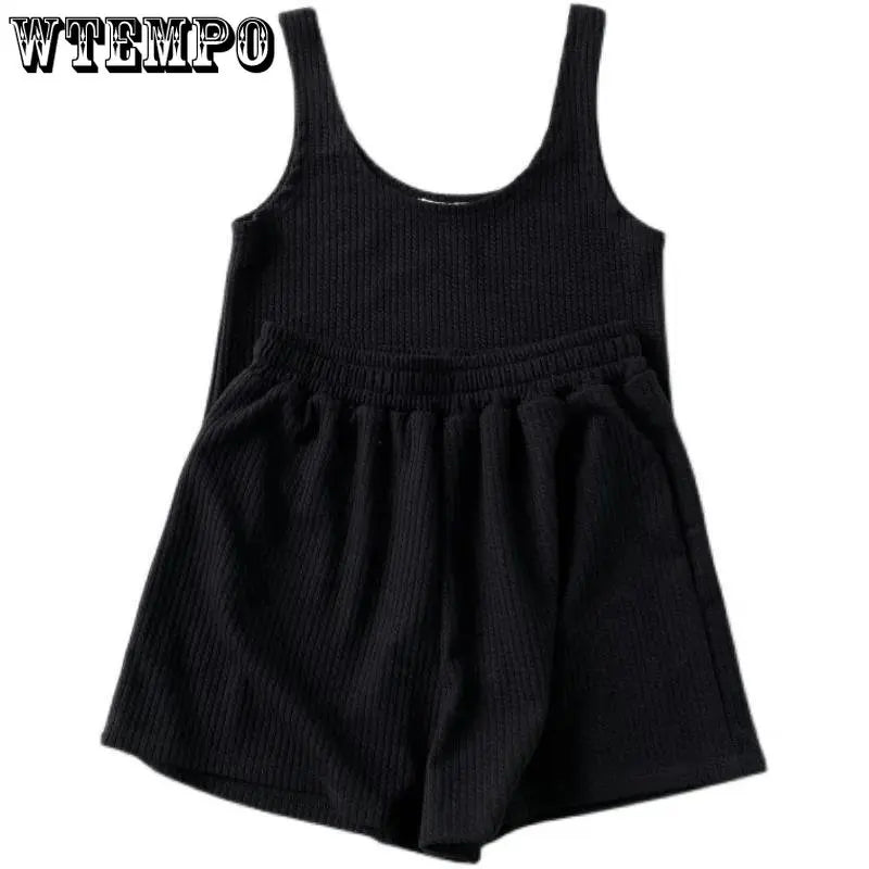 Casual Top and Shorts Set