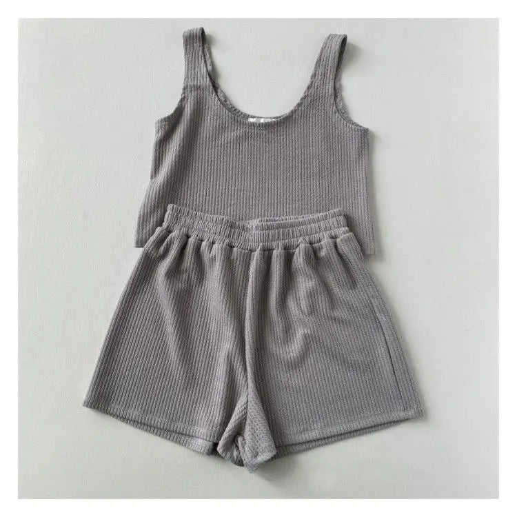 Casual Top and Shorts Set