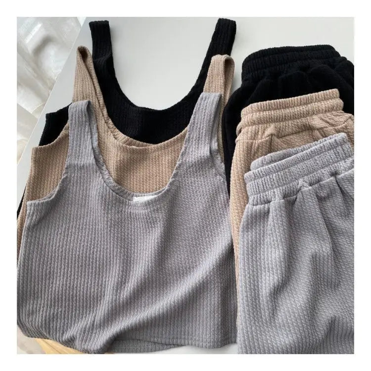 Casual Top and Shorts Set