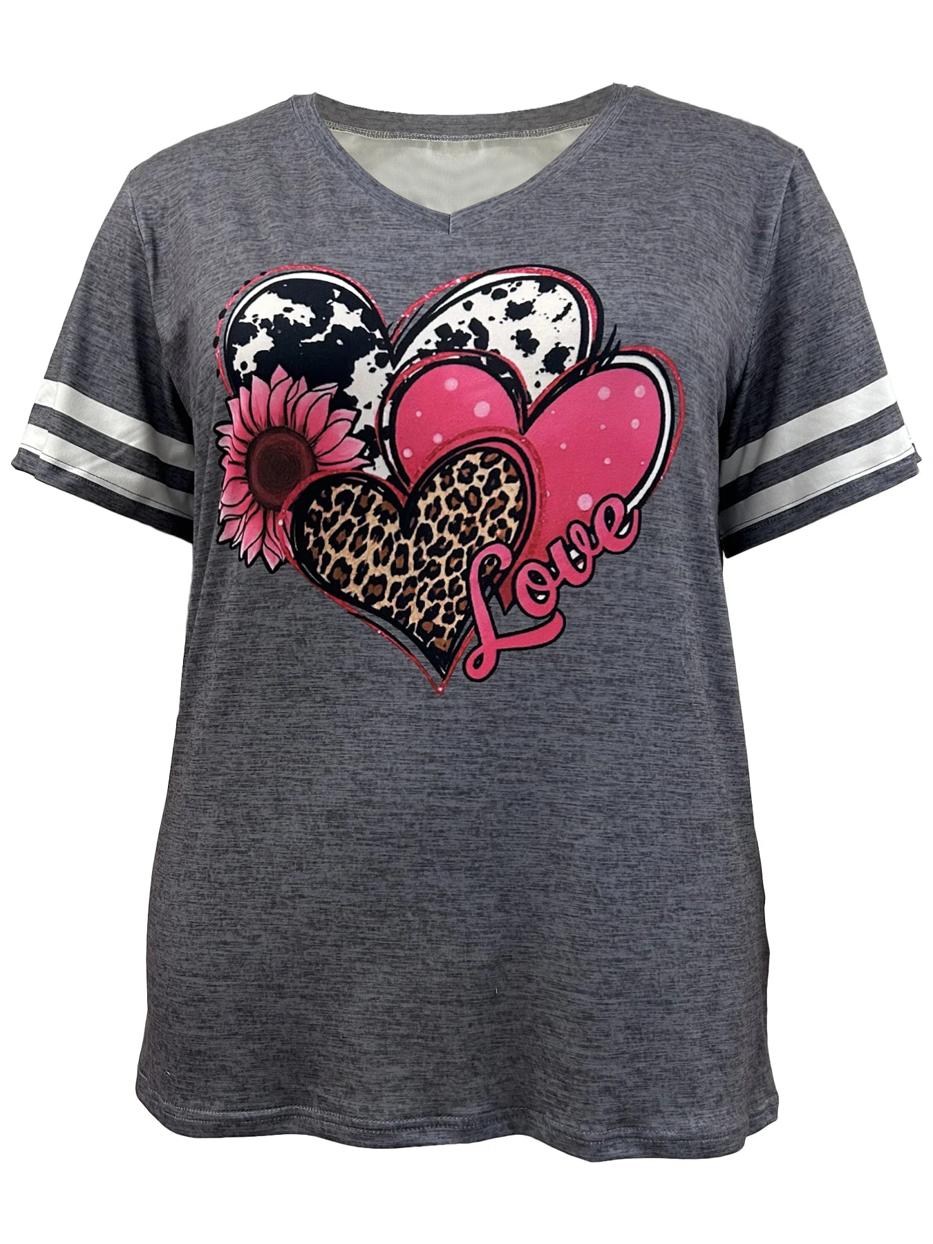 Love Print Casual Tee