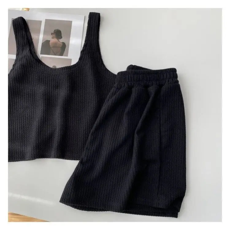 Casual Top and Shorts Set