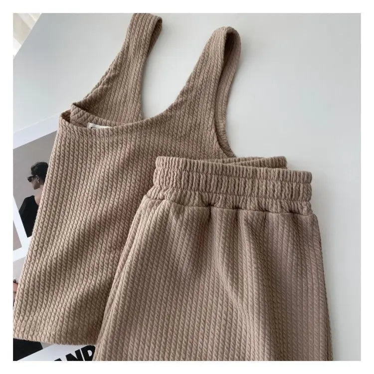 Casual Top and Shorts Set
