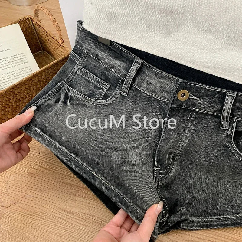 Low Rise Jean Shorts