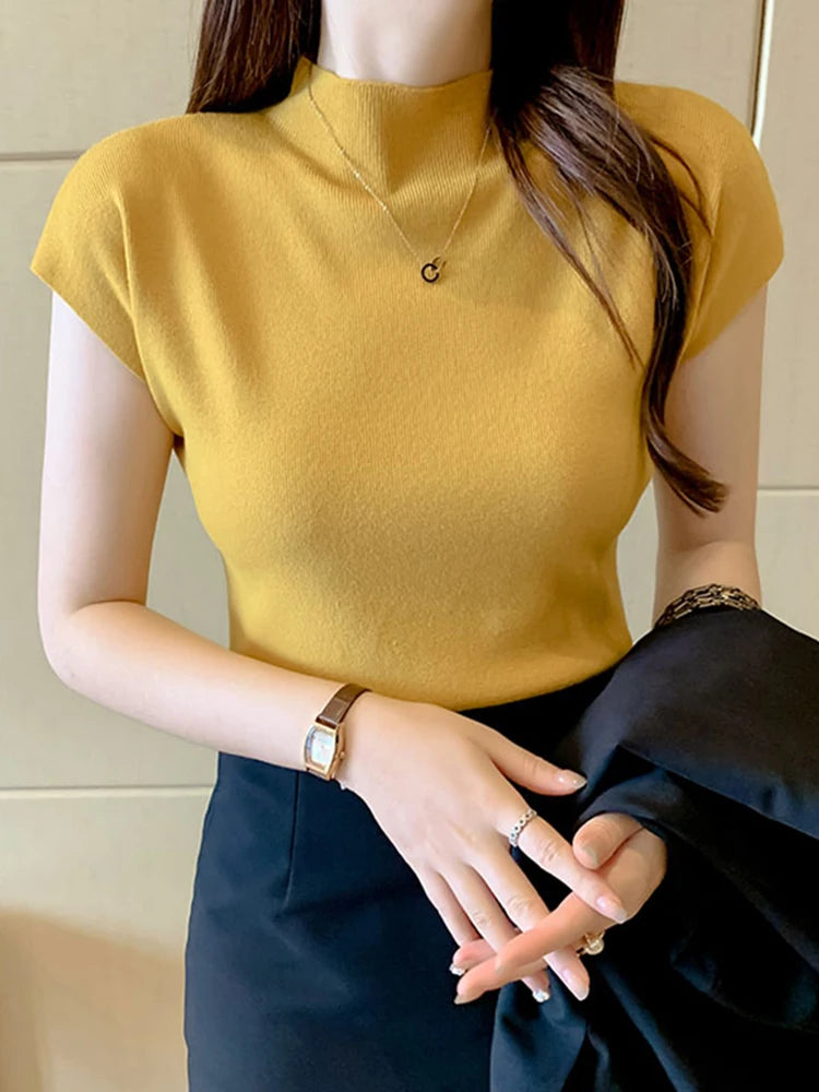 Knitted Sleeveless Top
