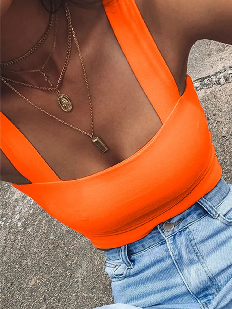 Basic T Shirt Cami Tank Top