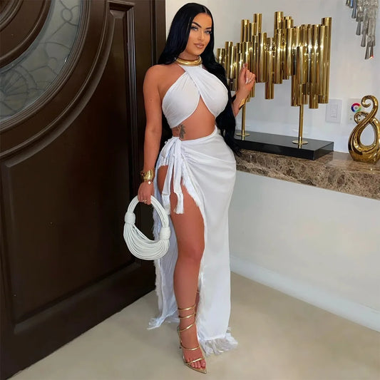 Beach Wear Two Piece Skirt Sets