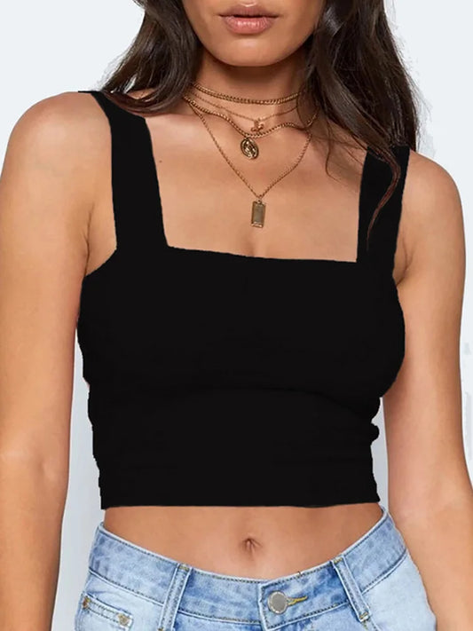 Basic T Shirt Cami Tank Top
