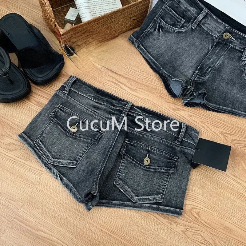 Low Rise Jean Shorts