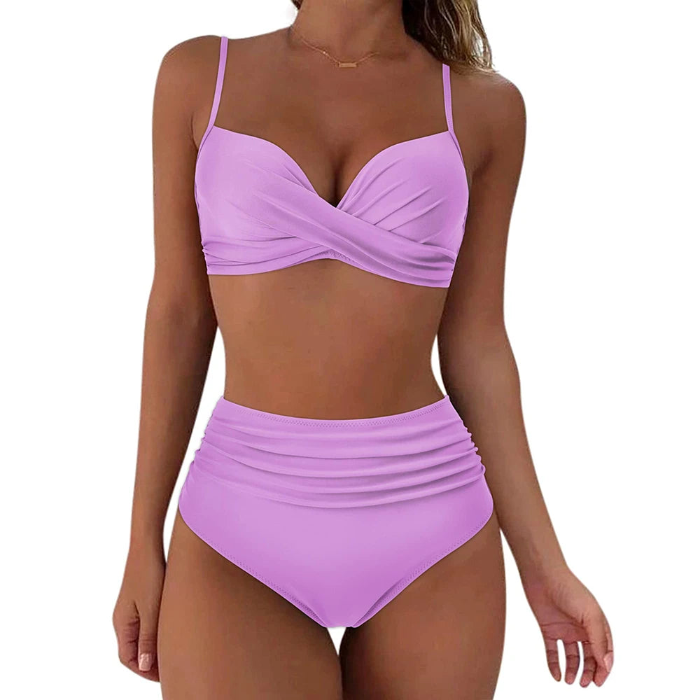 Vintage High Waist Bikini